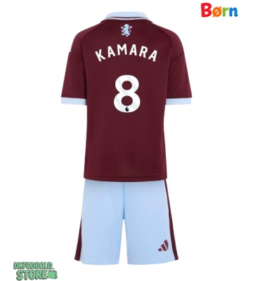 Aston Villa Boubacar Kamara #8 Replika Babytøj Hjemmebanesæt Børn 2026-27 Kortærmet (+ Korte bukser)